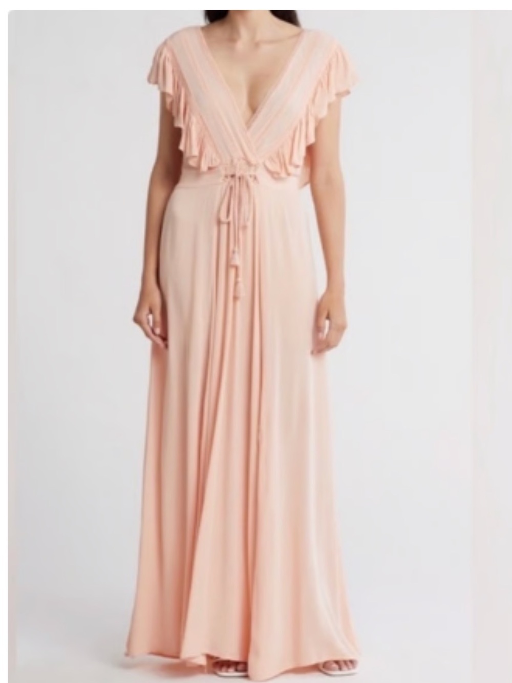 Love Stitch Peach Colored Maxi NWT